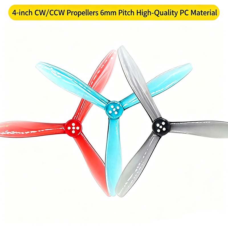 Drone Racing Propeller - TMOTOR T4944 4-Blatt 4-Zoll Vorwärts-/Rückwärtspropeller für