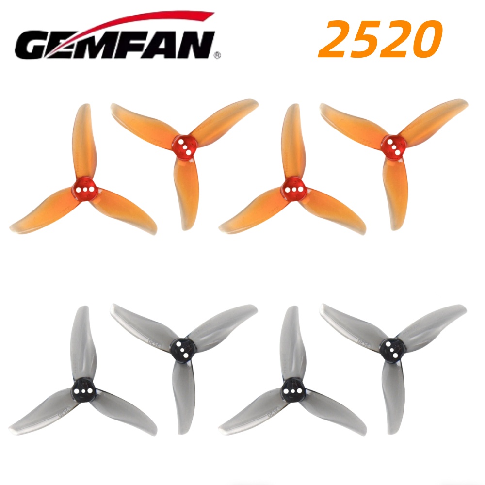 Drone Racing Propeller - 4 Paar Gemfan Hurricane 2520 2,5X2X3