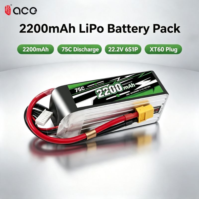 Drone Racing Battery - NEUER Gens ACE 22,2V Lipo-Akku 2200mAh