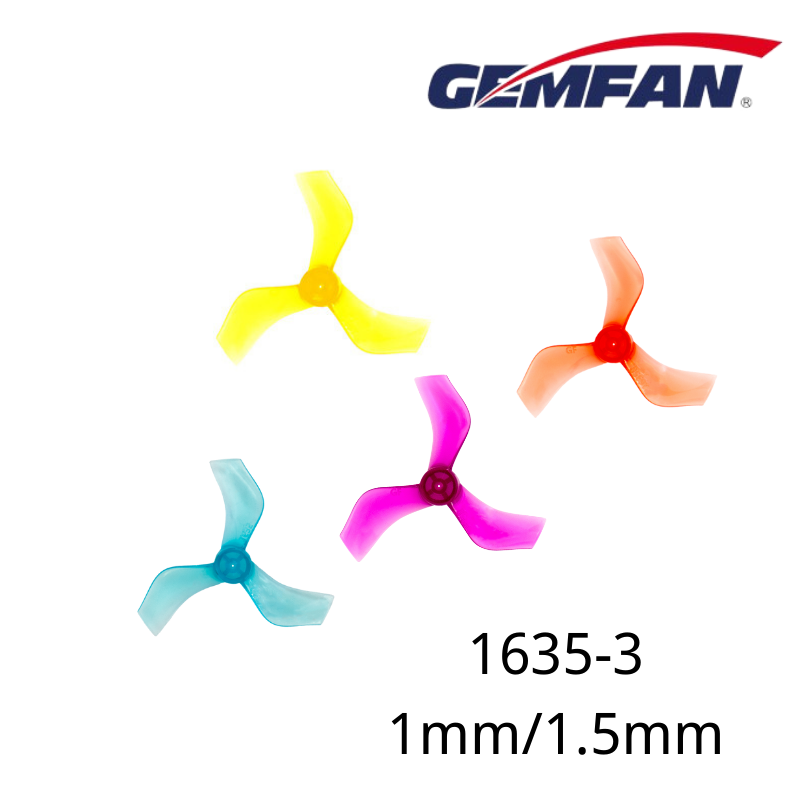 Drone Racing Propeller - Gemfan 1635 40mm 3-Blatt-Propeller 8 Paar