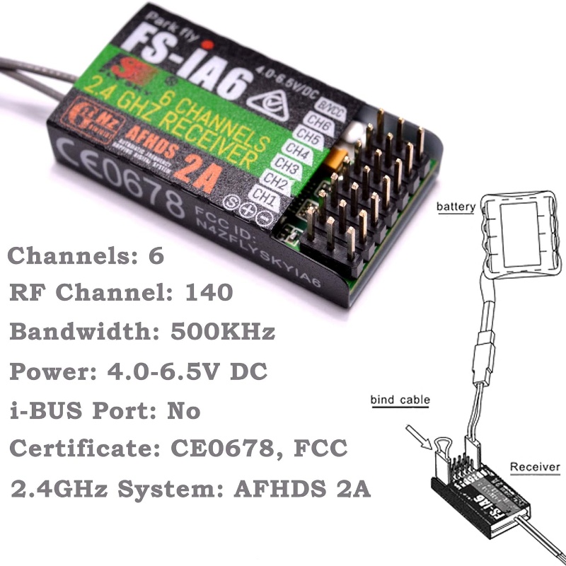 Flysky FS-IA6 Empfänger 6CH Du – Drone Racing Antenna Bewertung und Preis