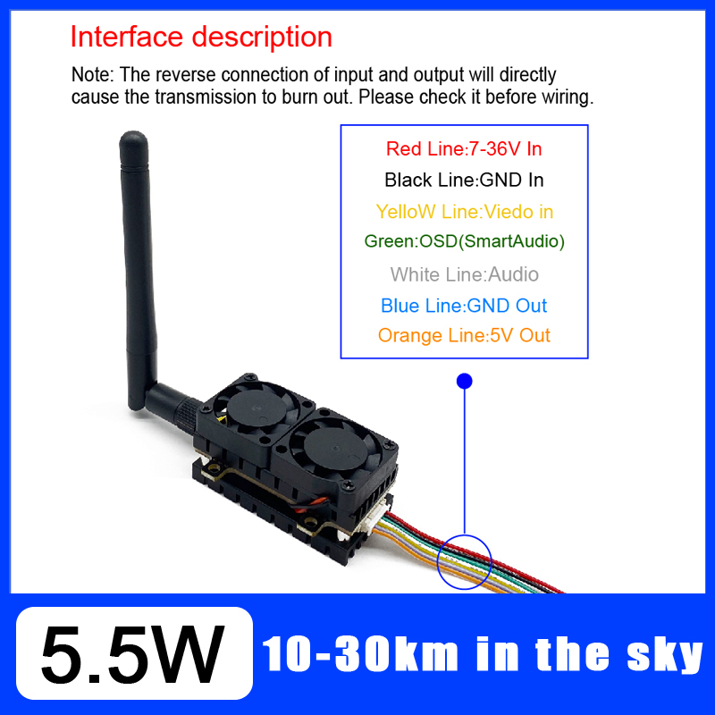 Lange Reichweite 5,8 GHz 5,5 W – Drone Racing Transmitter Bewertung und Preis
